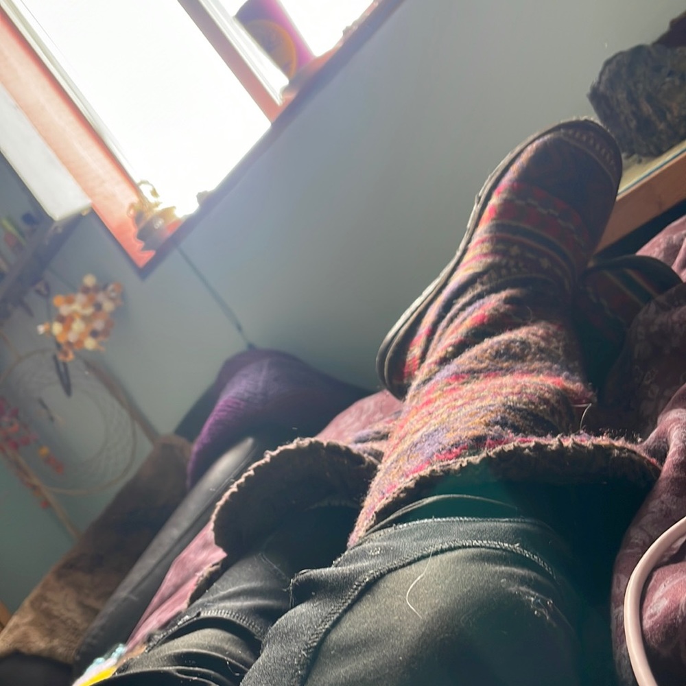 Cozy boots.